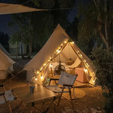 Glamping Tend Flumendosa Kamp alanı Santa Margherita di Pula